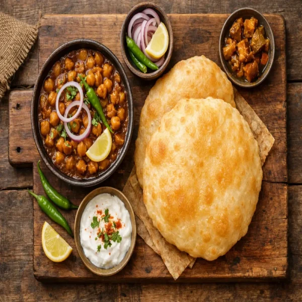 Chole Bhatura (8:00 AM to 3:00 PM)